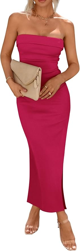 Summer Bodycon Maxi Tube Dress